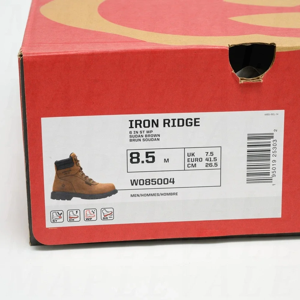 Wolverine Iron Ridge Waterproof Steel Toe 6